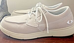 Apex  Tan Canvas  Moc Toe Oxford Men's Lace Up Shoes sz. 12